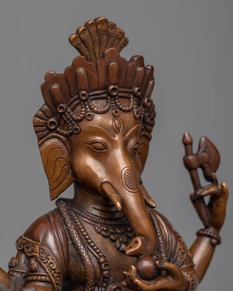 Elegant Ganesha Artwork | Divine Representation of Wisdom and Prosperity