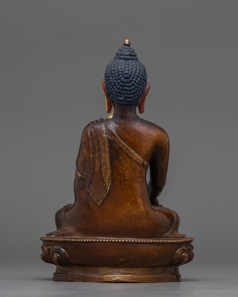 Meditating Shakyamuni Buddha Statue | Himalayan Traditional Art