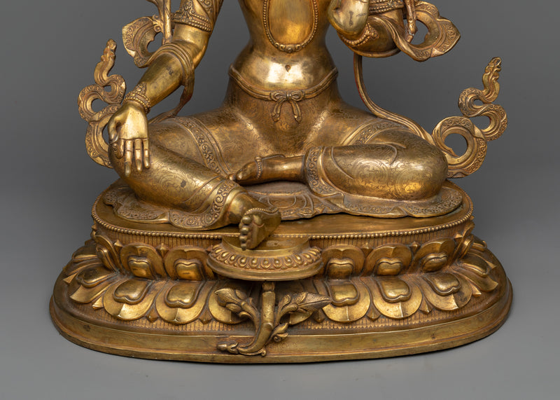 Embrace Divine Femininity with Our Ma Green Tara Statue | A Symbol of Compassion and Protection