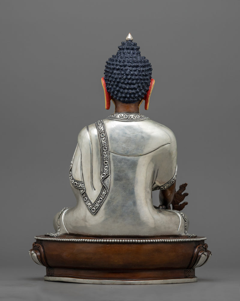 The Medicine Buddha Artwork | Nepalese Handmade Copper Sculpture