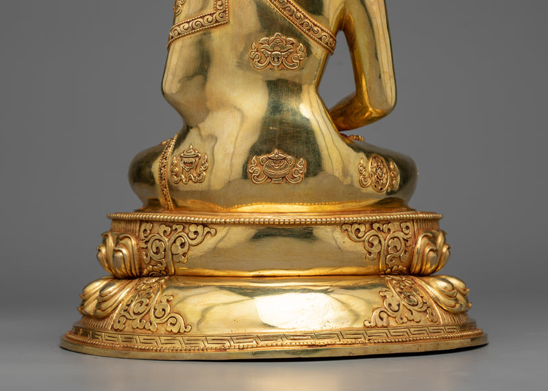 Buddha Amida Statue | Radiant Golden Sculpture