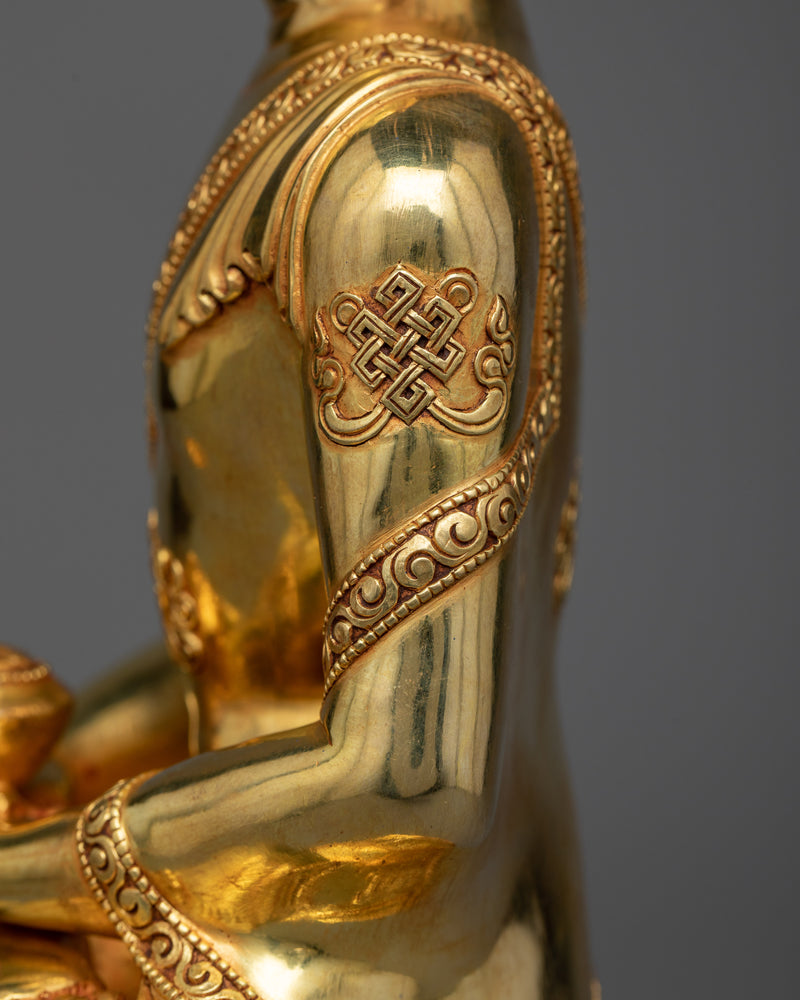 Buddha Amida Statue | Radiant Golden Sculpture