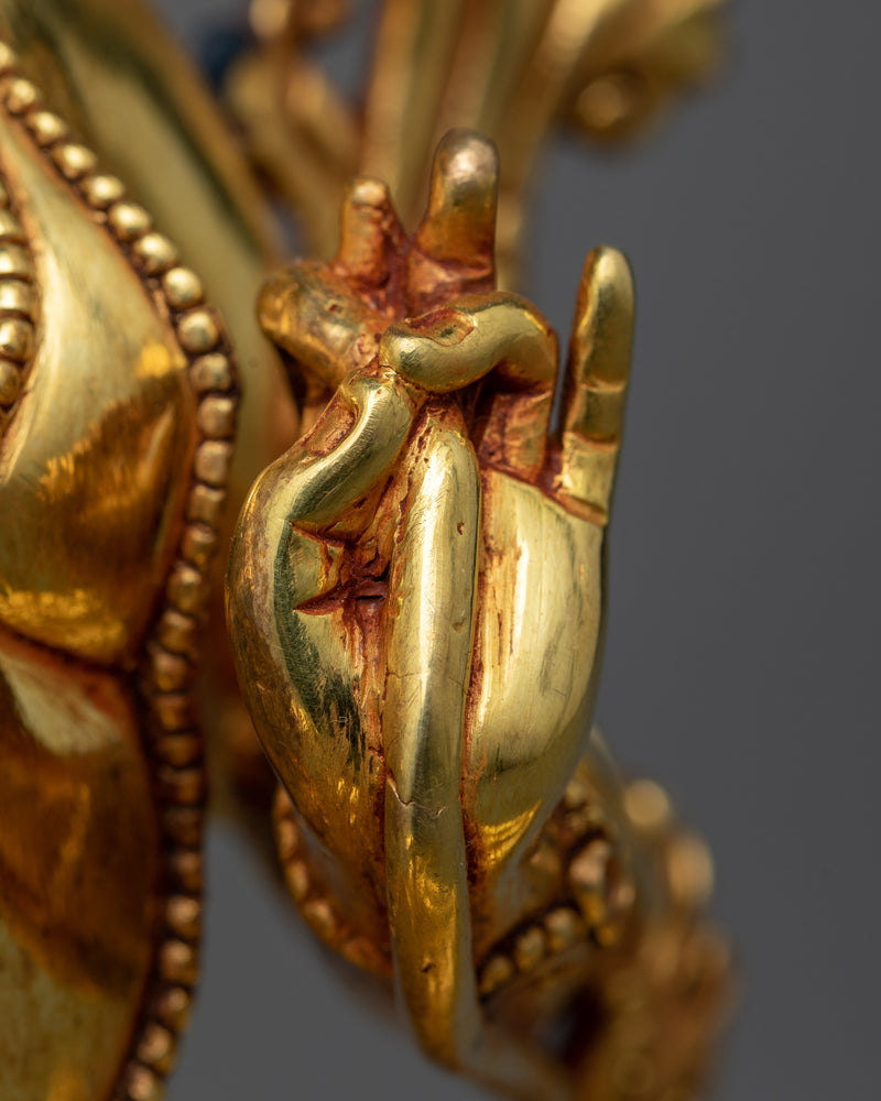 The Buddhist Goddess Statue, Green Tara | Himalayan Traditional Sculpture