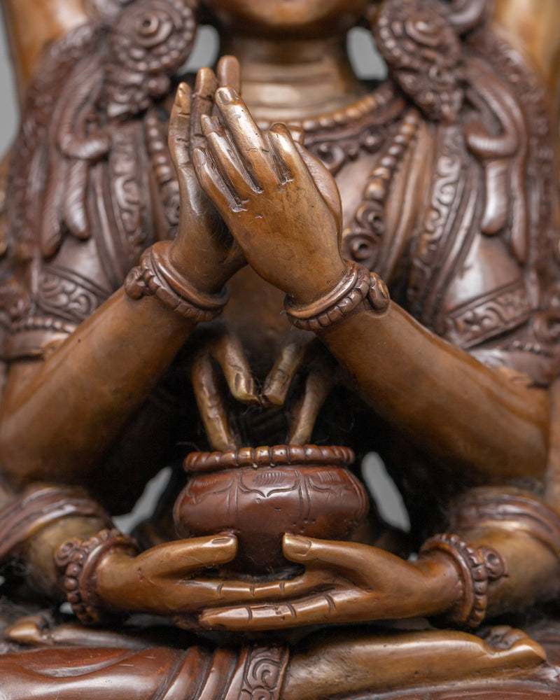 Manjuvajra Namasangiti Statue | Himalayan Spiritual Artwork