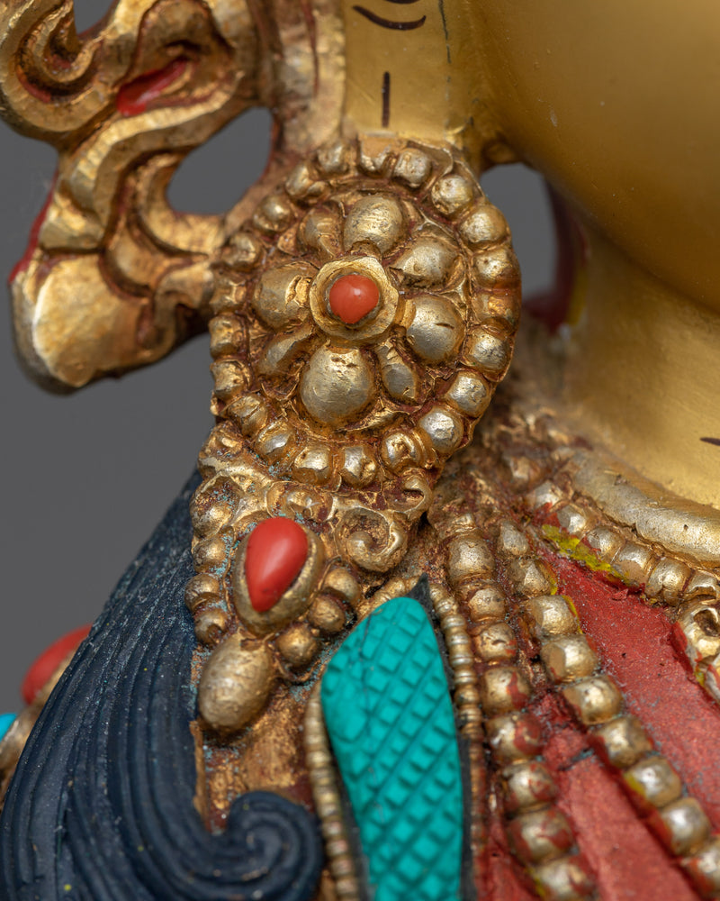 Amitayus, Buddha of Long Life Sculpture | Traditional Himalayan Artwork