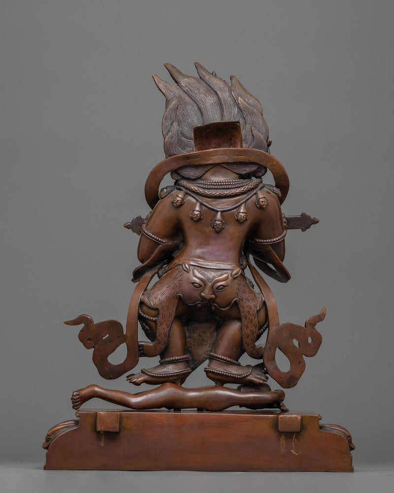 Shakyapa Mahakala Sculpture | The Protector's Grand Statue