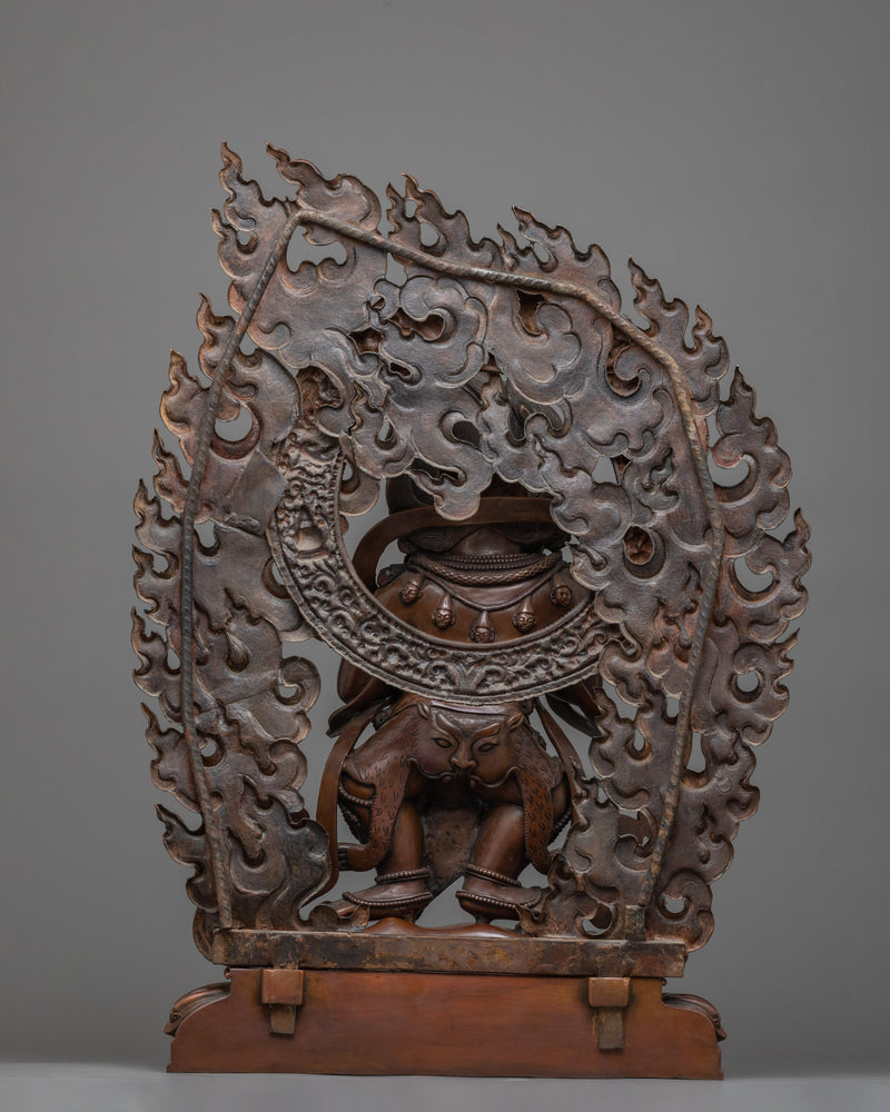 Shakyapa Mahakala Sculpture | The Protector's Grand Statue