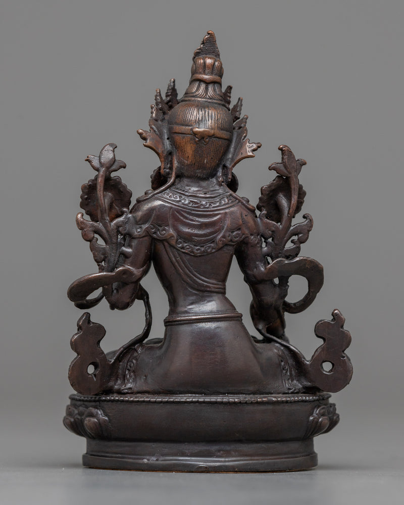 Small Bodhisattva Set in Oxidized Copper | Sacred Ensemble