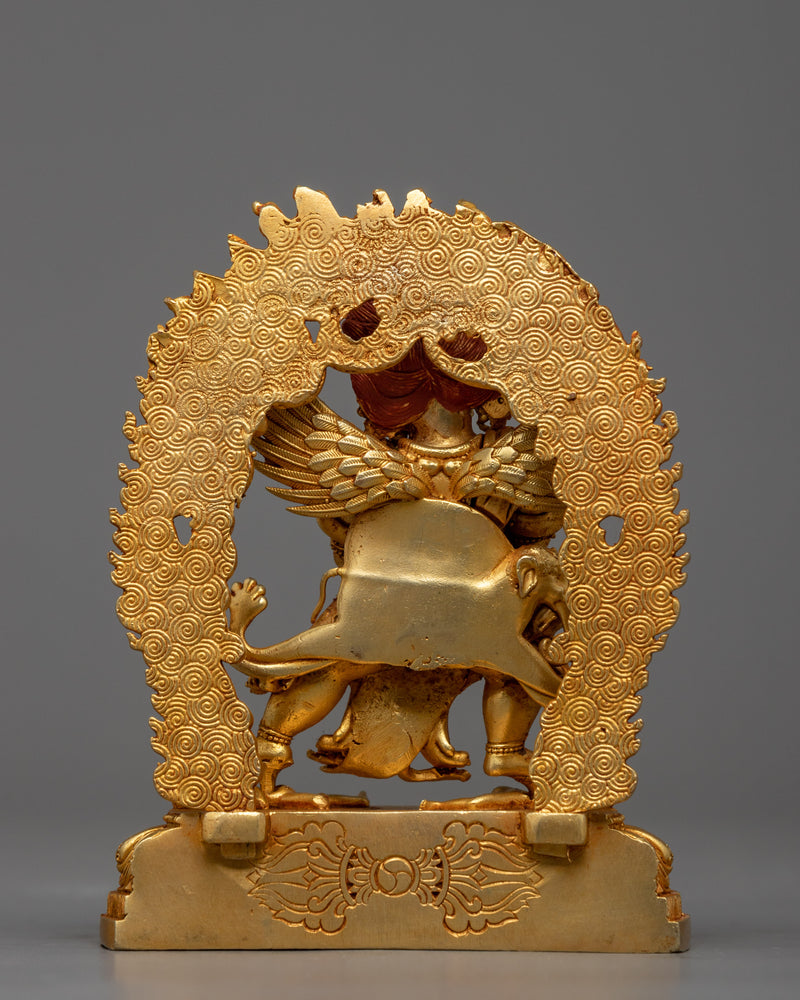 Small Statue of Vajrakilaya | 24K Gold Electroplated Spiritual Warrior