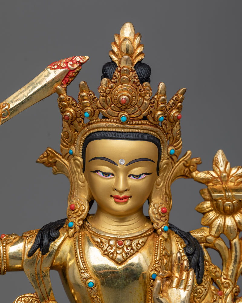 manjushri-god-sculpture