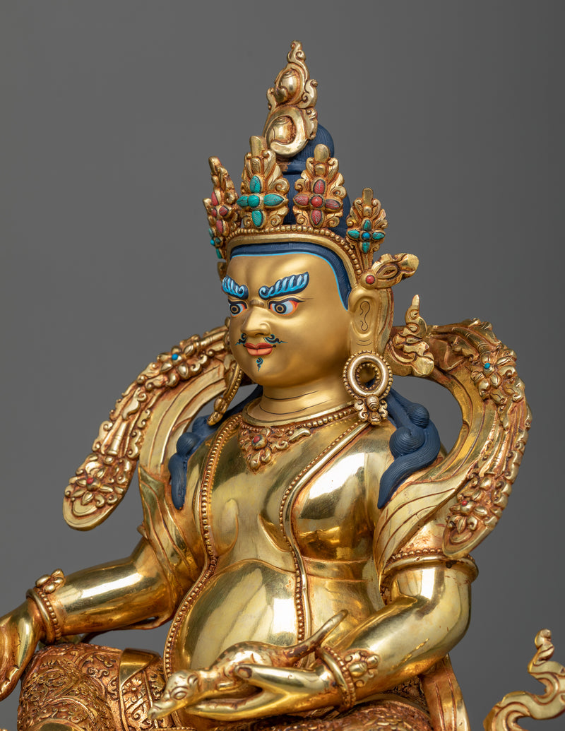 yellow-dzambhala-buddhist-statue