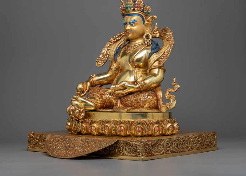 yellow-dzambhala-buddhist-statue