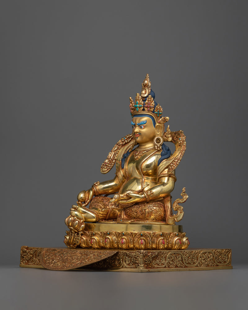 yellow-dzambhala-buddhist-statue