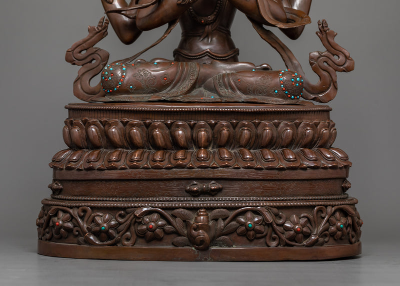 Majestic Buddha of Compassion Chenrezig Statue | Embodiment of Compassion and Mercy