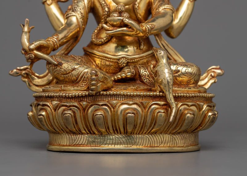 Ganesh Statue in 24K Gold | Divine Protector for Home