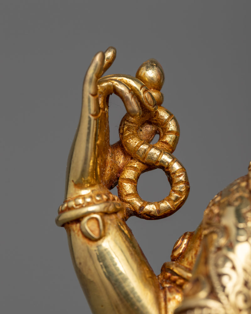 Ganesh Statue in 24K Gold | Divine Protector for Home