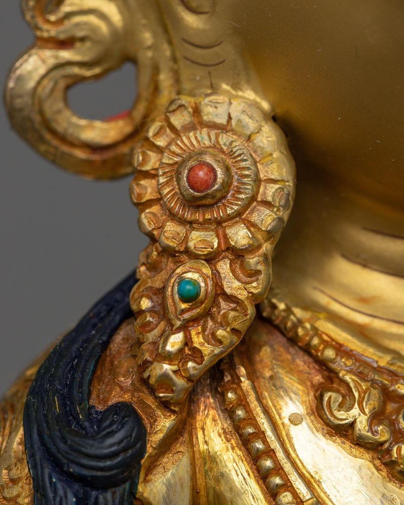 Buddha Amitayus Statue | Immortal Wisdom in 24K Gold and Copper