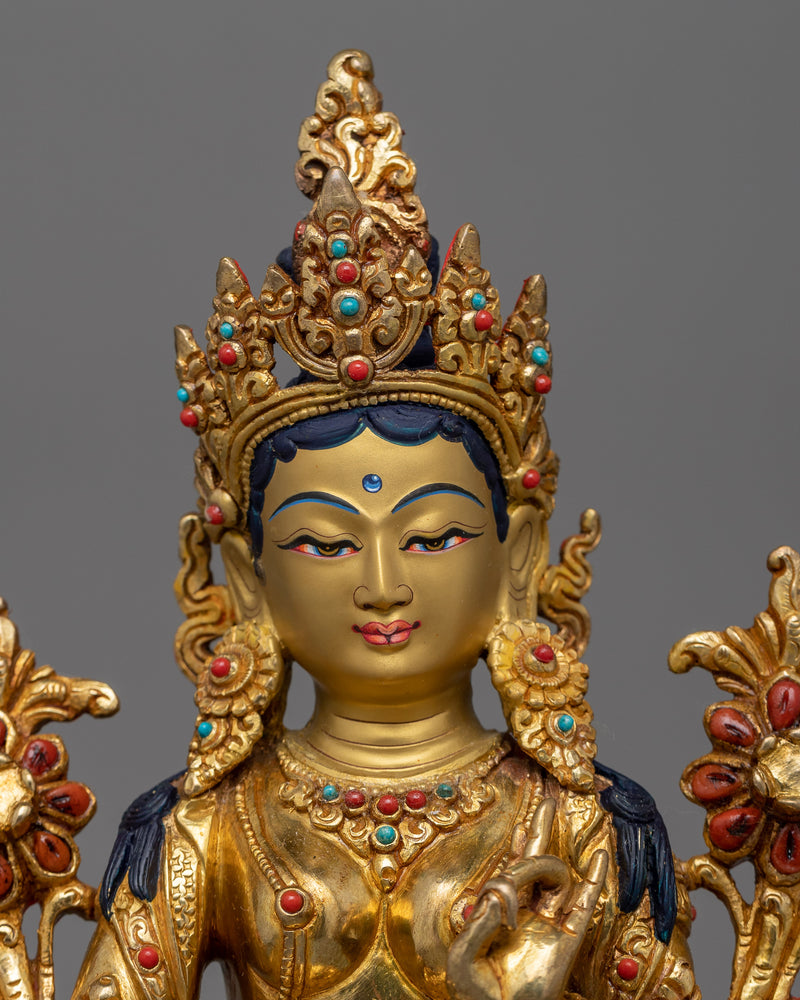 green-tara-guru-sculpture