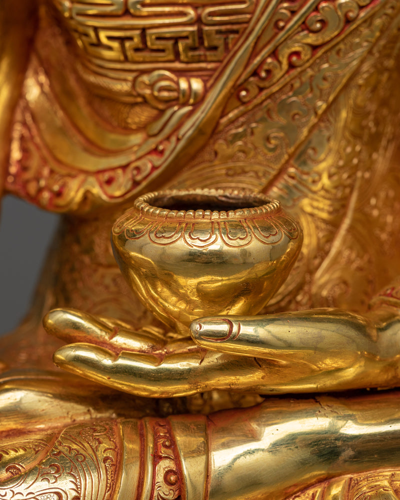 Siddhartha The Buddha Statue | 24K Gold Radiance