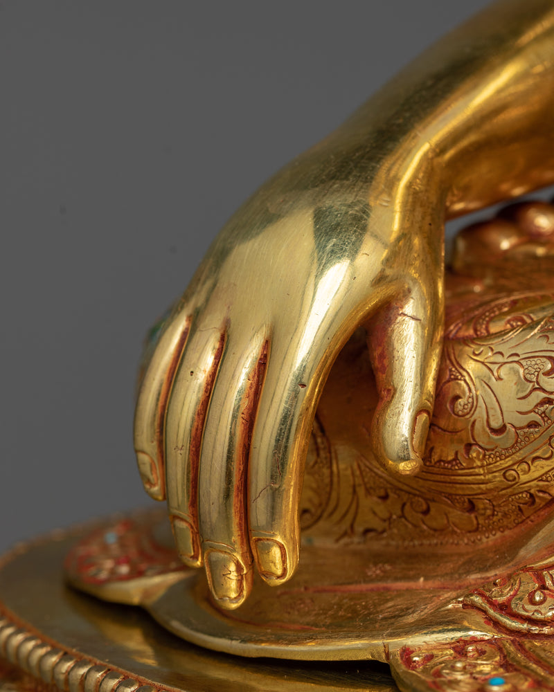 Siddhartha The Buddha Statue | 24K Gold Radiance