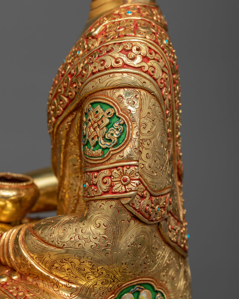 Siddhartha The Buddha Statue | 24K Gold Radiance