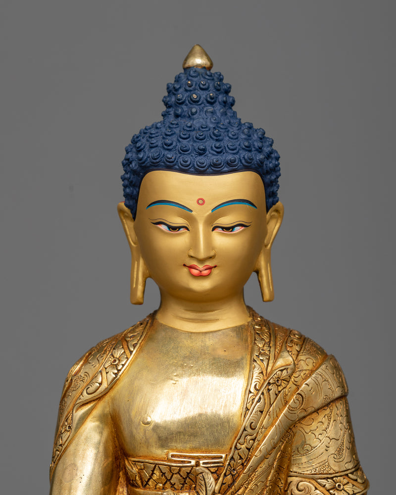 medicine-buddha-gold gilded statue