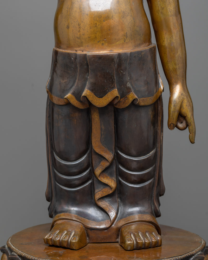 Majestic Little Buddha Statue | A Symbol of Enlightenment's Balance