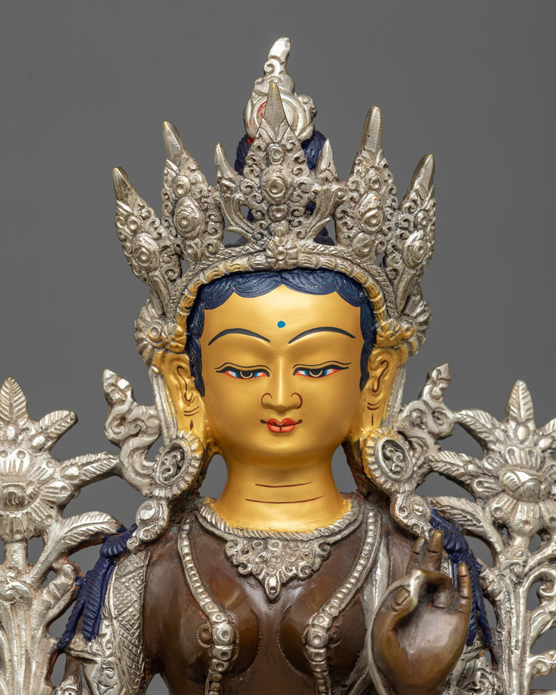 green tara buddha statue 