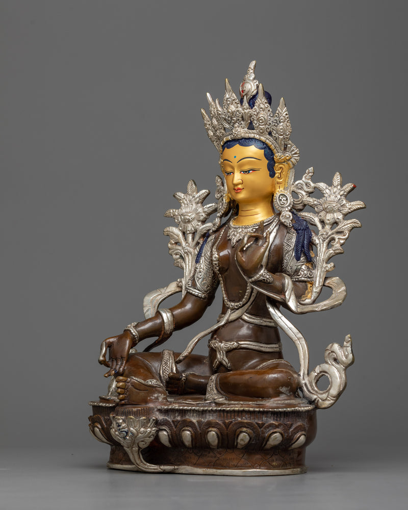 green tara buddha statue 