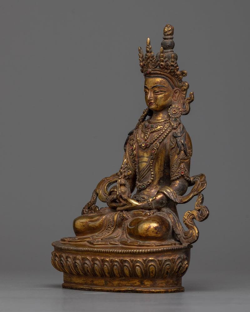 amitayus-buddha-of-long-life-antique sculpture