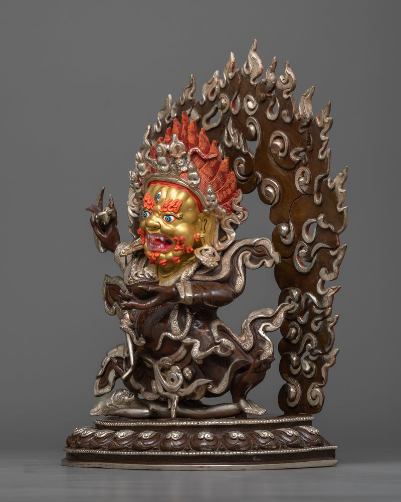 two-armed bernagchen mahakala dharma protector 