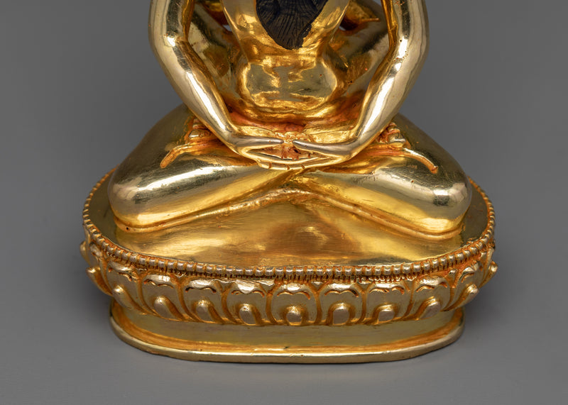 Samantabhadra & samantabhadri Yab Yum Statue | 24K Gold Gilded Tantric Union