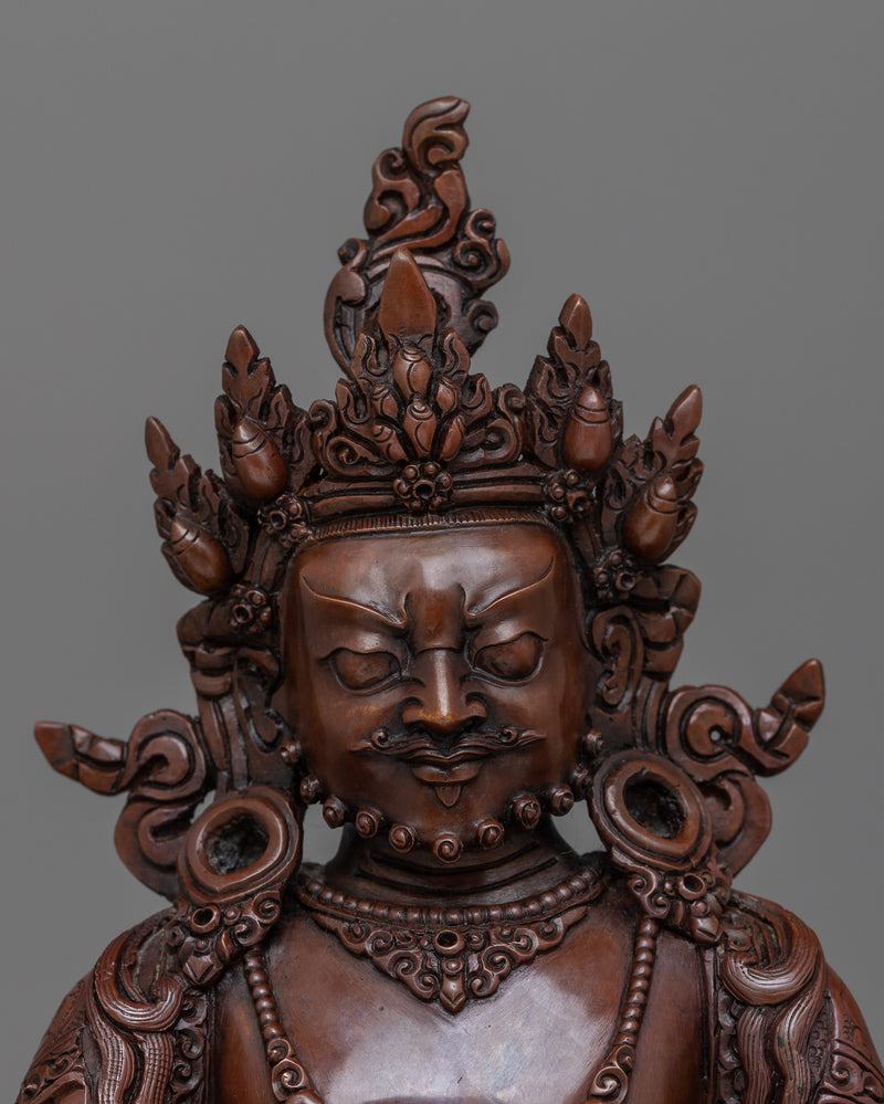 dzambhala-oxidized sculpture