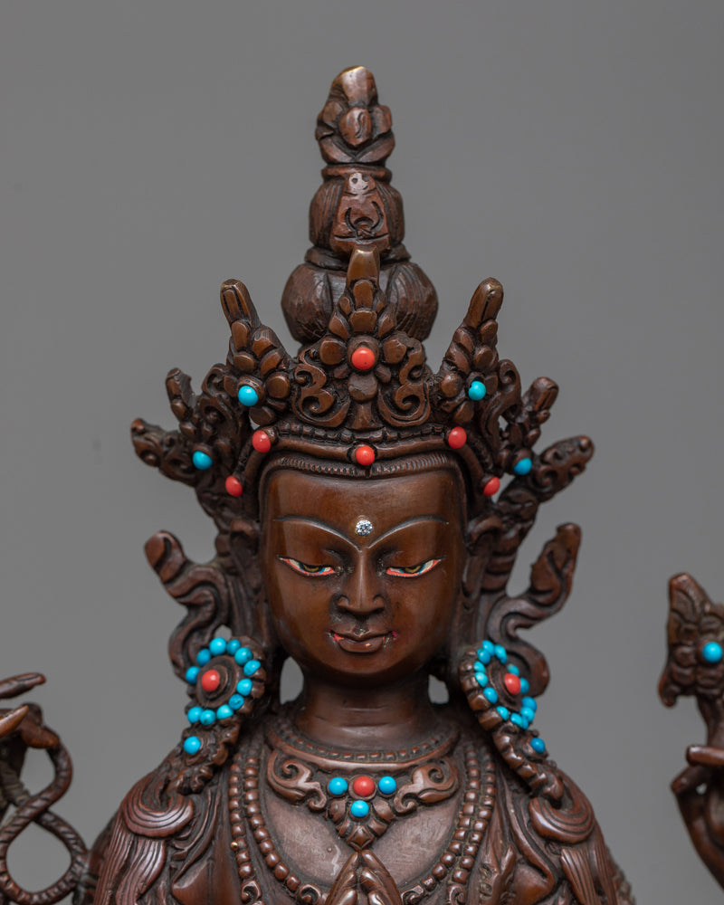 chenrezig-oxidized-sculpture