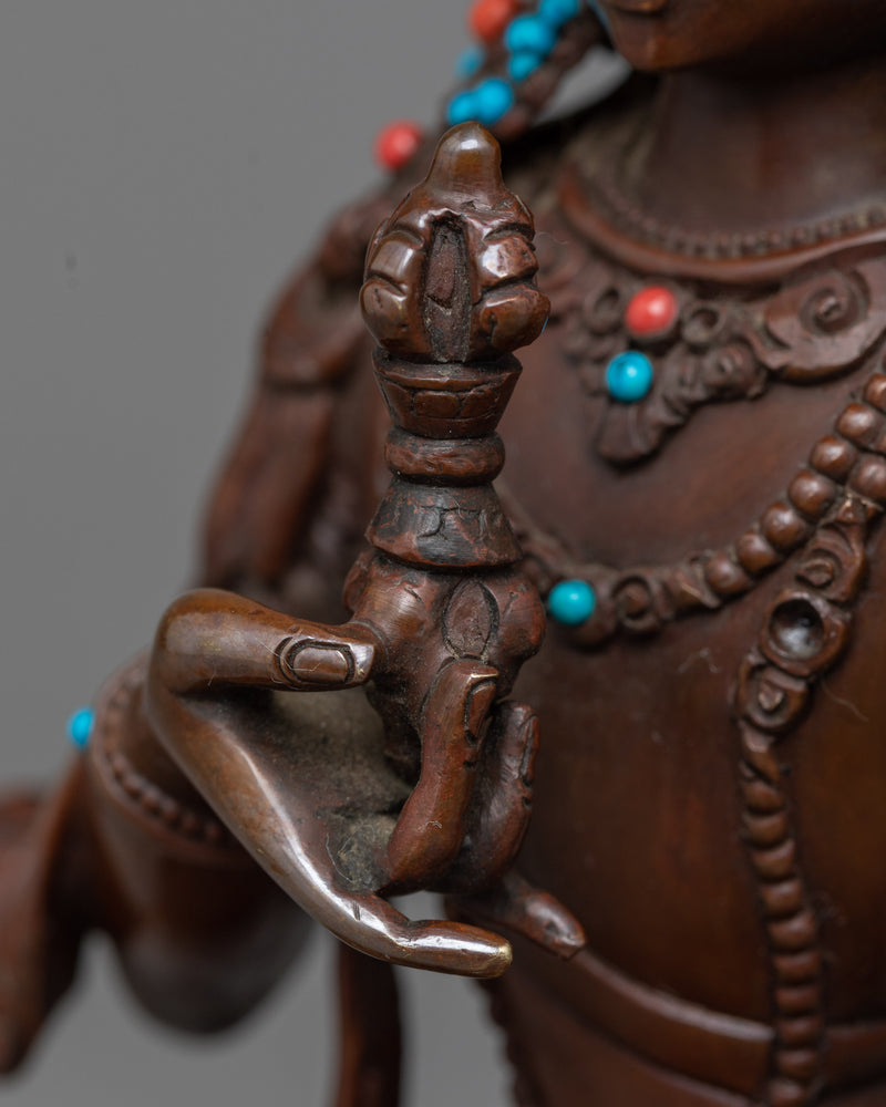 vajrasattva-oxidized sculpture