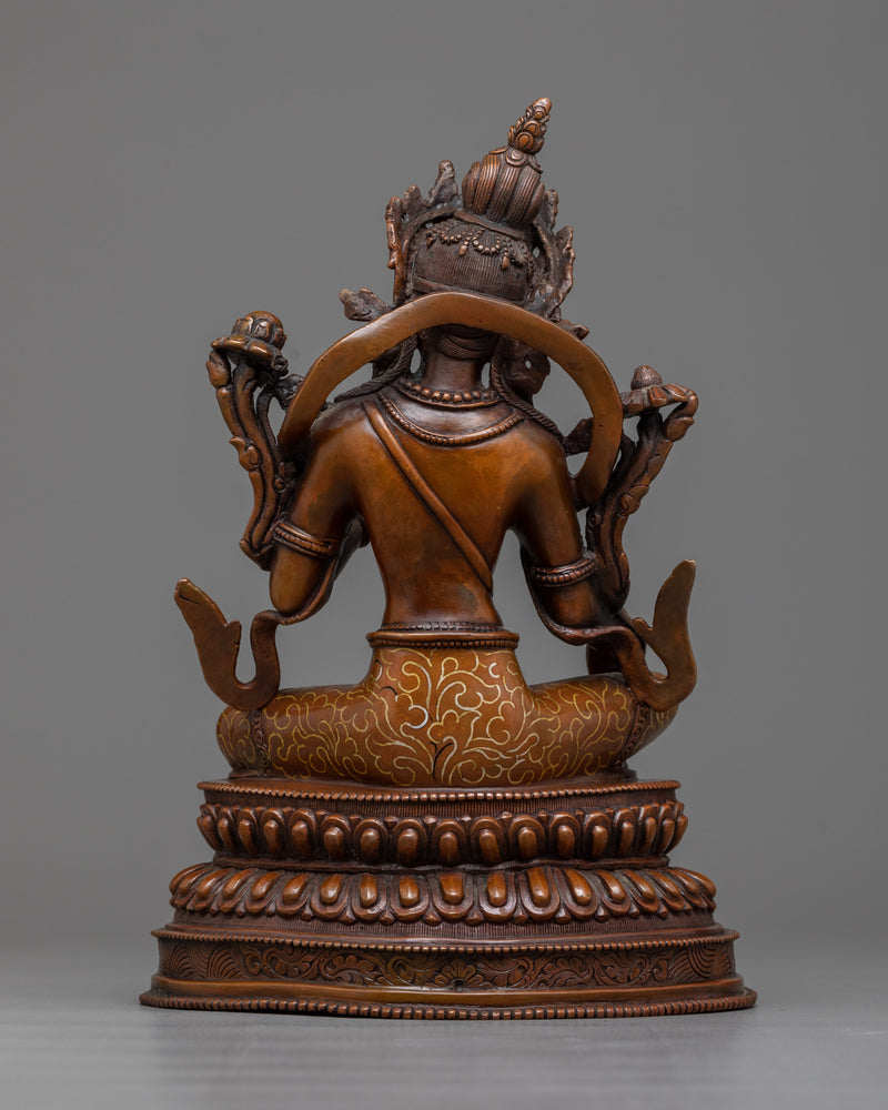 Green Tara Oxidized Statue | Exquisite Symbol of Compassion