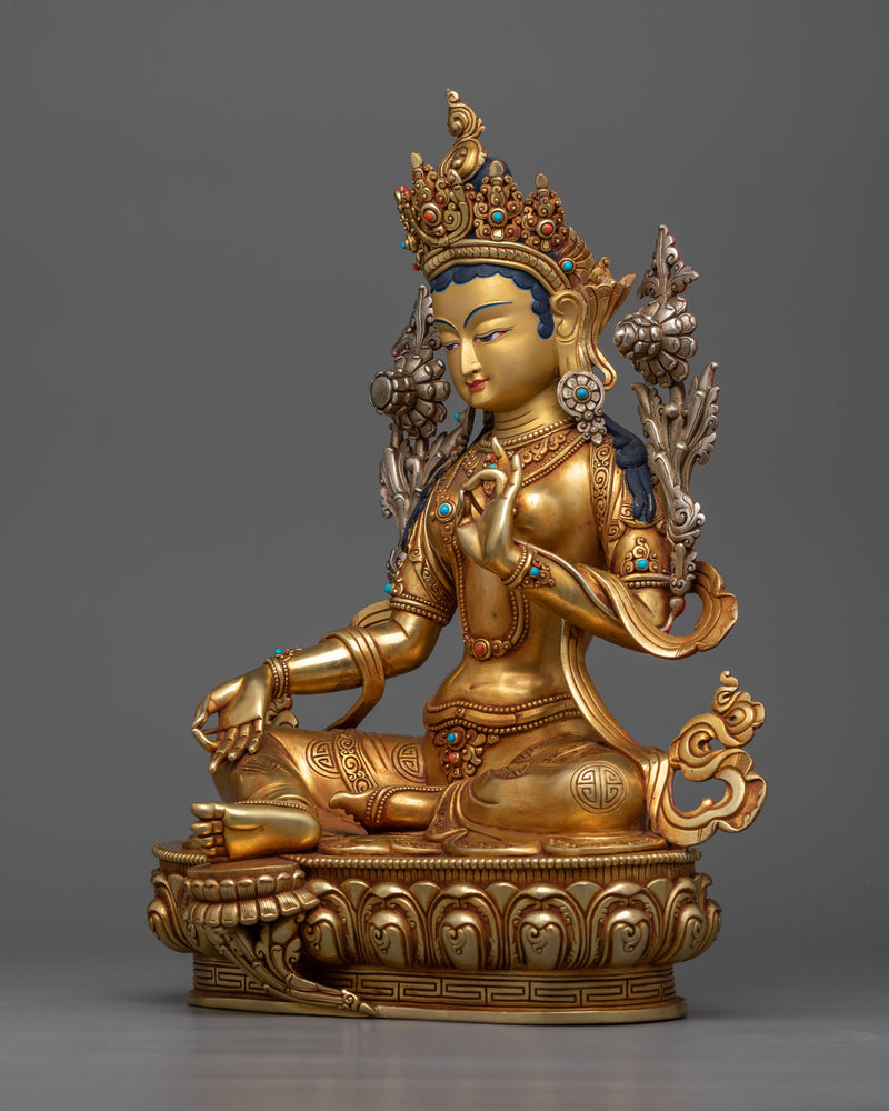 spiritual green-tara-statue