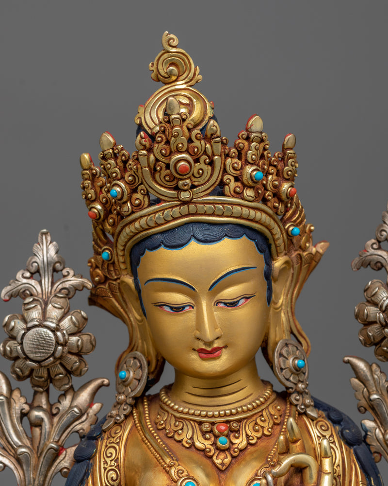 spiritual green-tara-statue