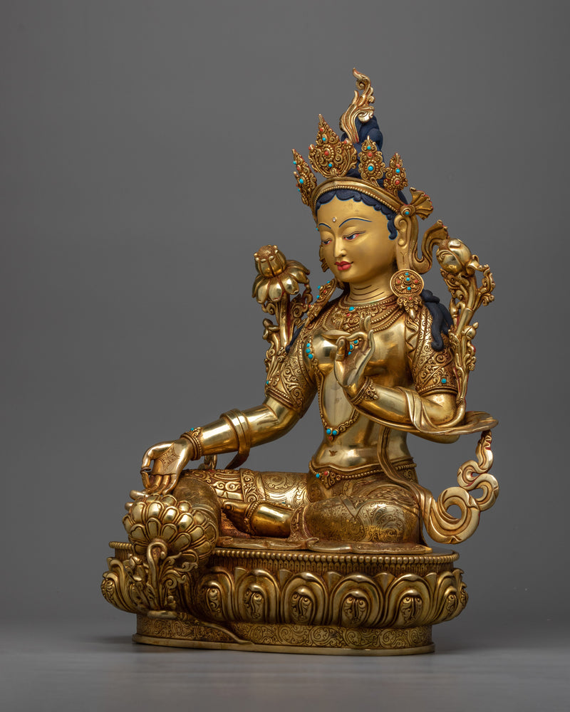 spiritual green-tara-sculpture