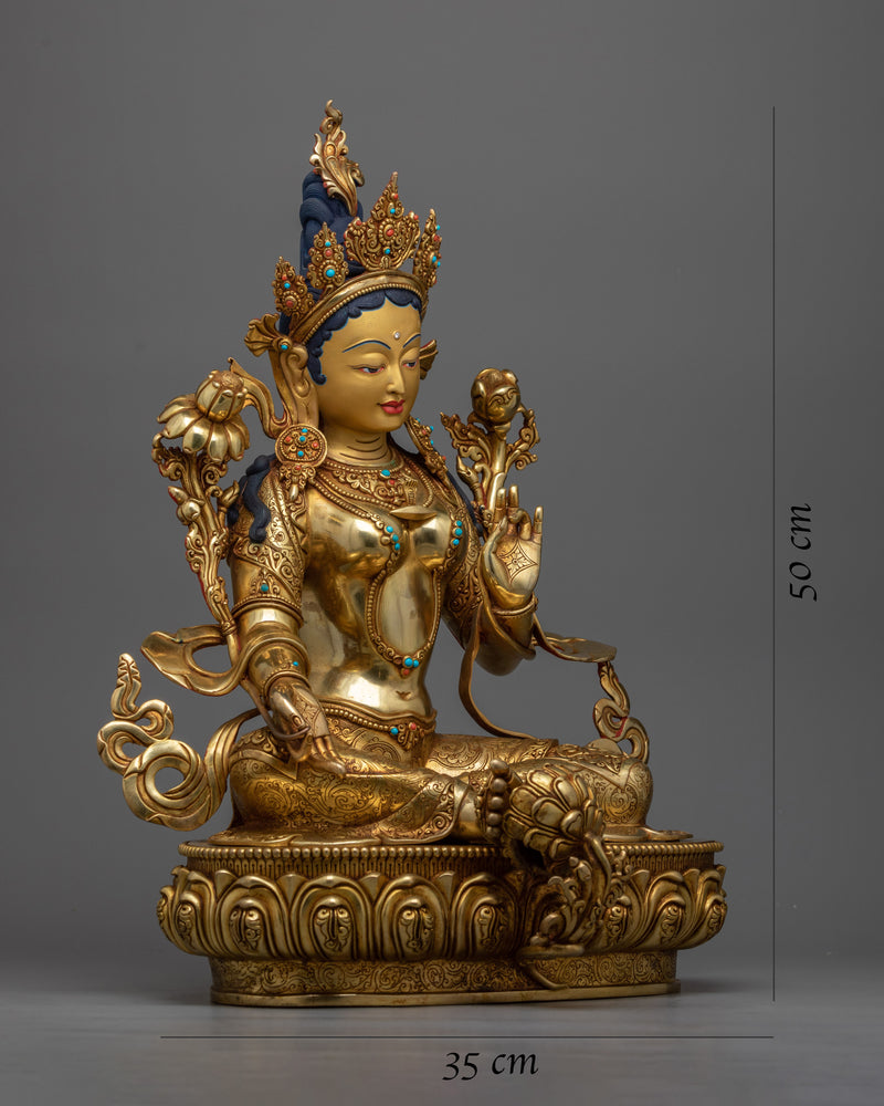 spiritual green-tara-sculpture