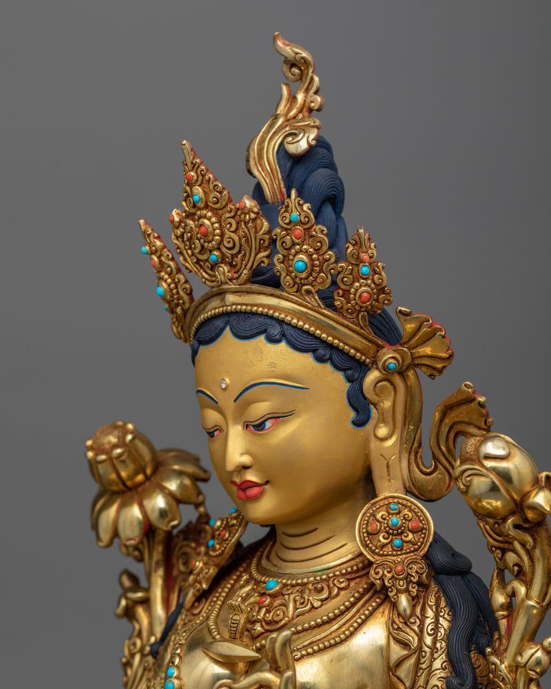 spiritual green-tara-sculpture