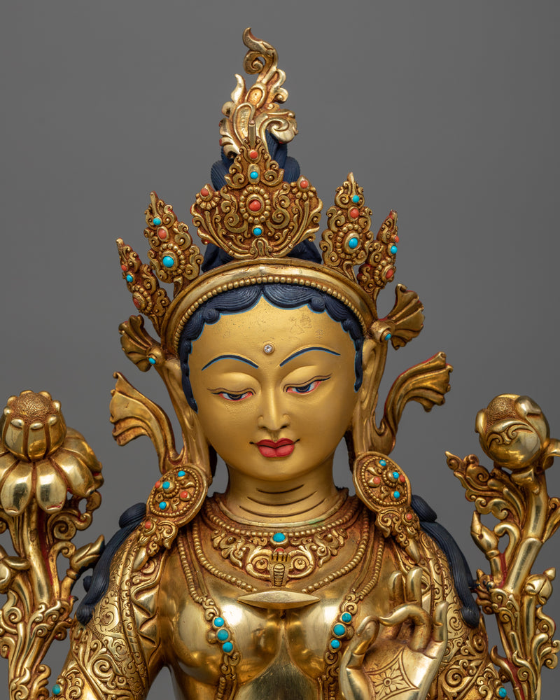 spiritual green-tara-sculpture