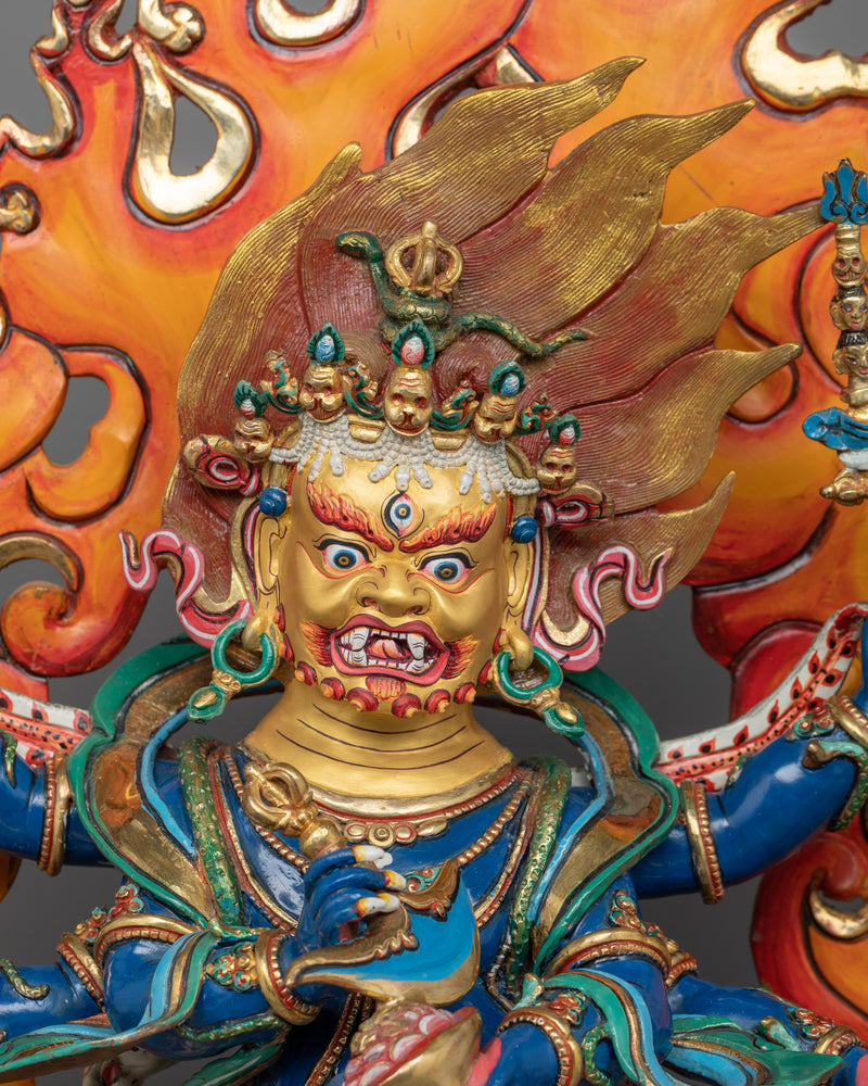 six-armed-mahakala-statue-for-shrine