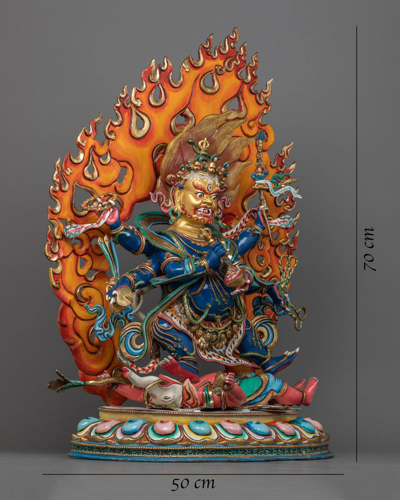 six-armed-mahakala-statue-for-shrine