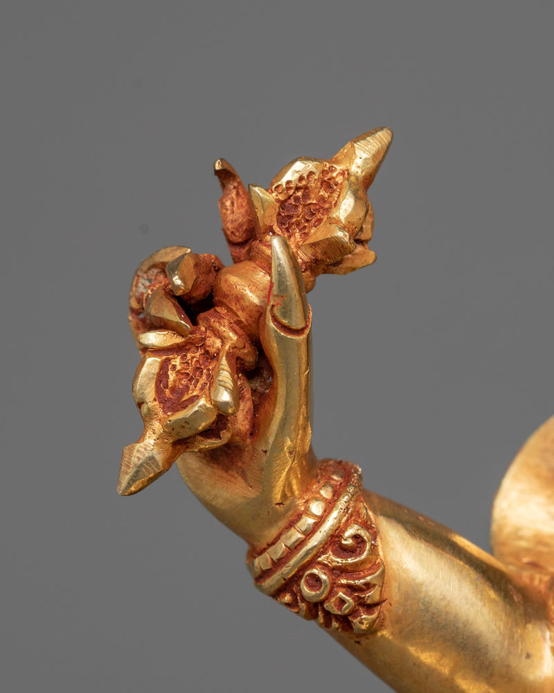 Bhutadamara Statue in 24K Gold | Protector Against Negative Forces