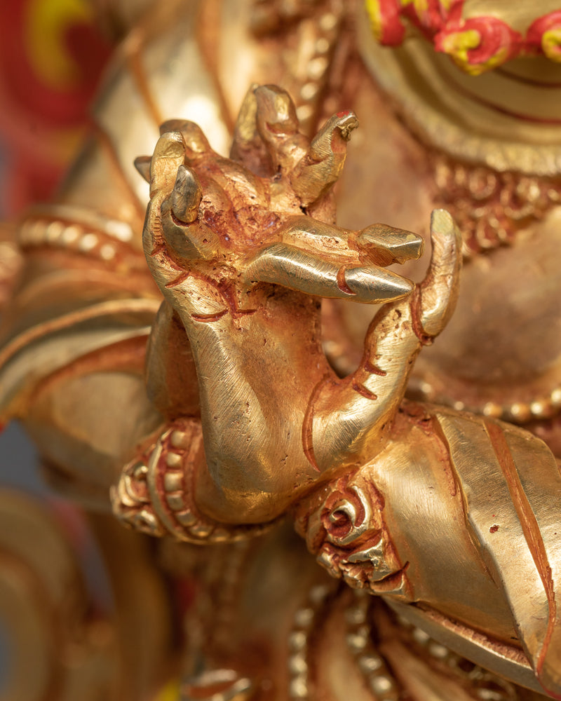 Bhutadamara Statue in 24K Gold | Protector Against Negative Forces