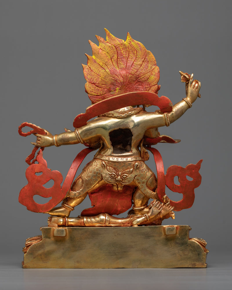 Bhutadamara Statue in 24K Gold | Protector Against Negative Forces