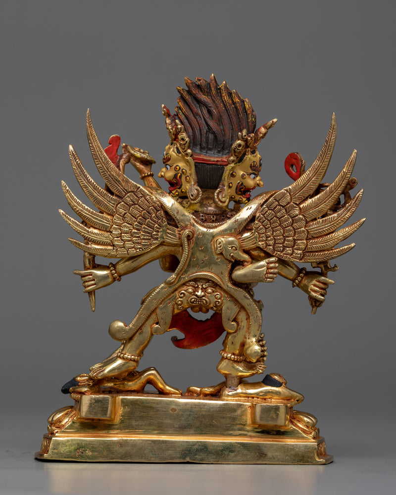 Hayagriva Statue in Triple-Layered 24K Gold | A Powerful Protector in Vajrayana Buddhism