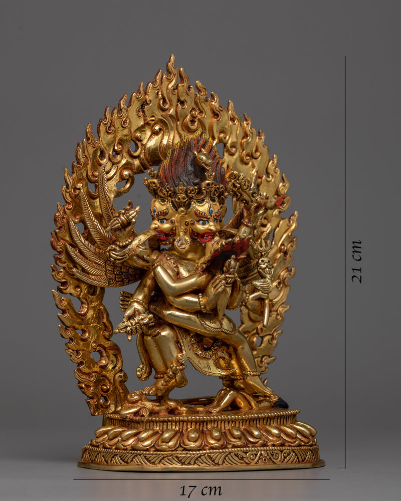 vajrakilaya-gilt statue