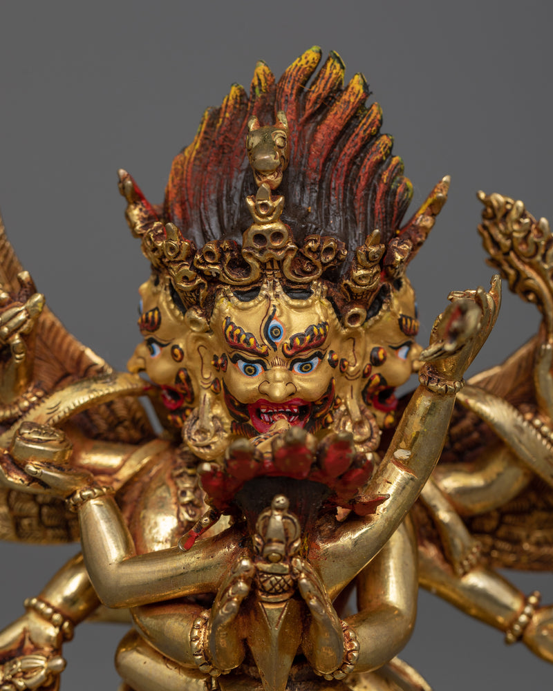 vajrakilaya-gilt statue